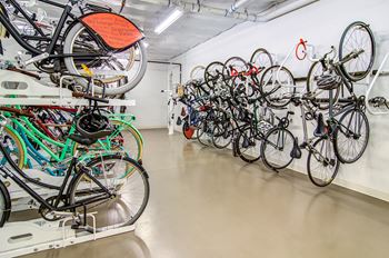 Burnside bike storage